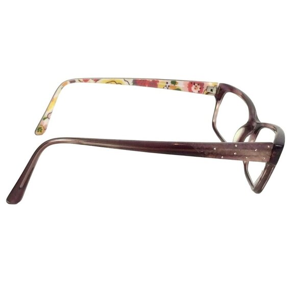 Vera Bradley Clementine Womens Rectangular Eyeglass Frames 54-18-138 Purple - Picture 6 of 8